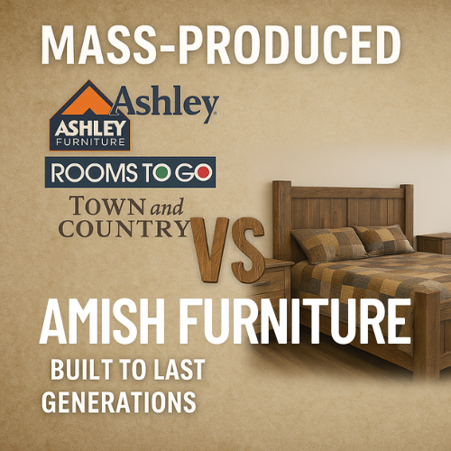 🪑 Why Amish Furniture Outlasts the Big Brands: The Truth Behind Ashley, Rooms To Go, and More