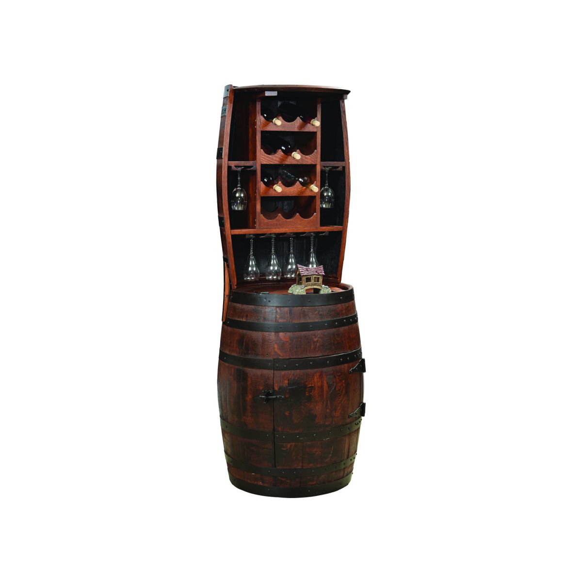 12 Bottle Barrel Hutch