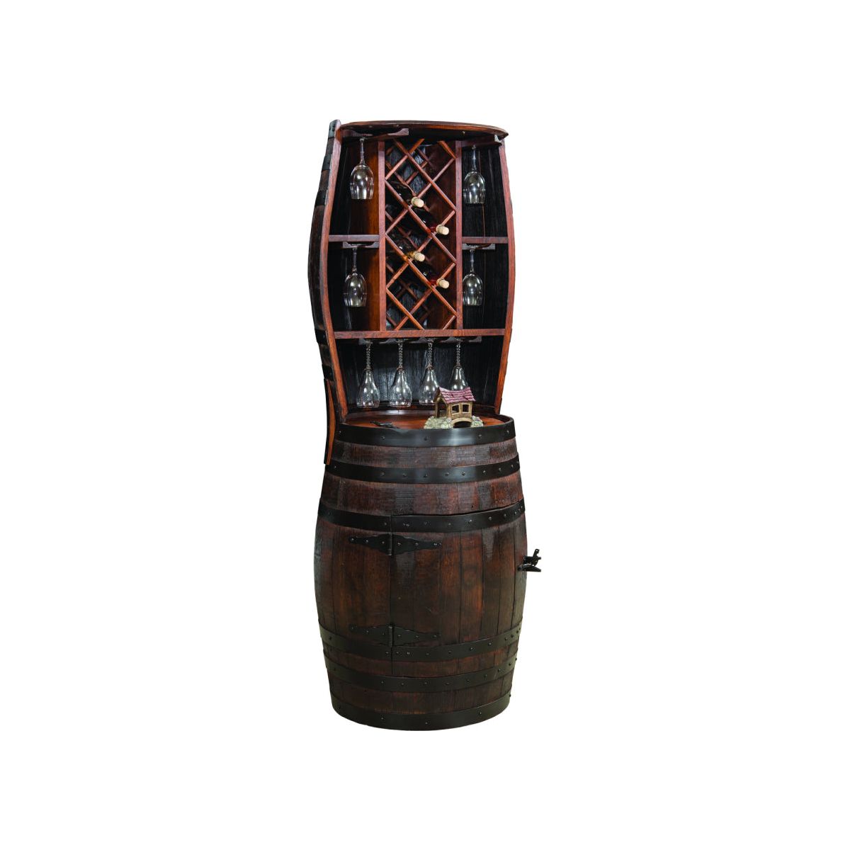 7 Bottle Barrel Hutch