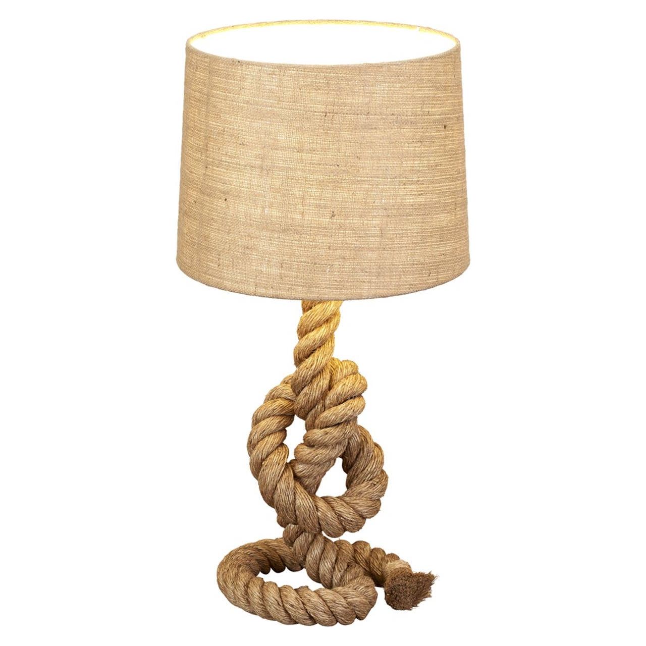 Nautical Rope Accent Desk Table Lamp