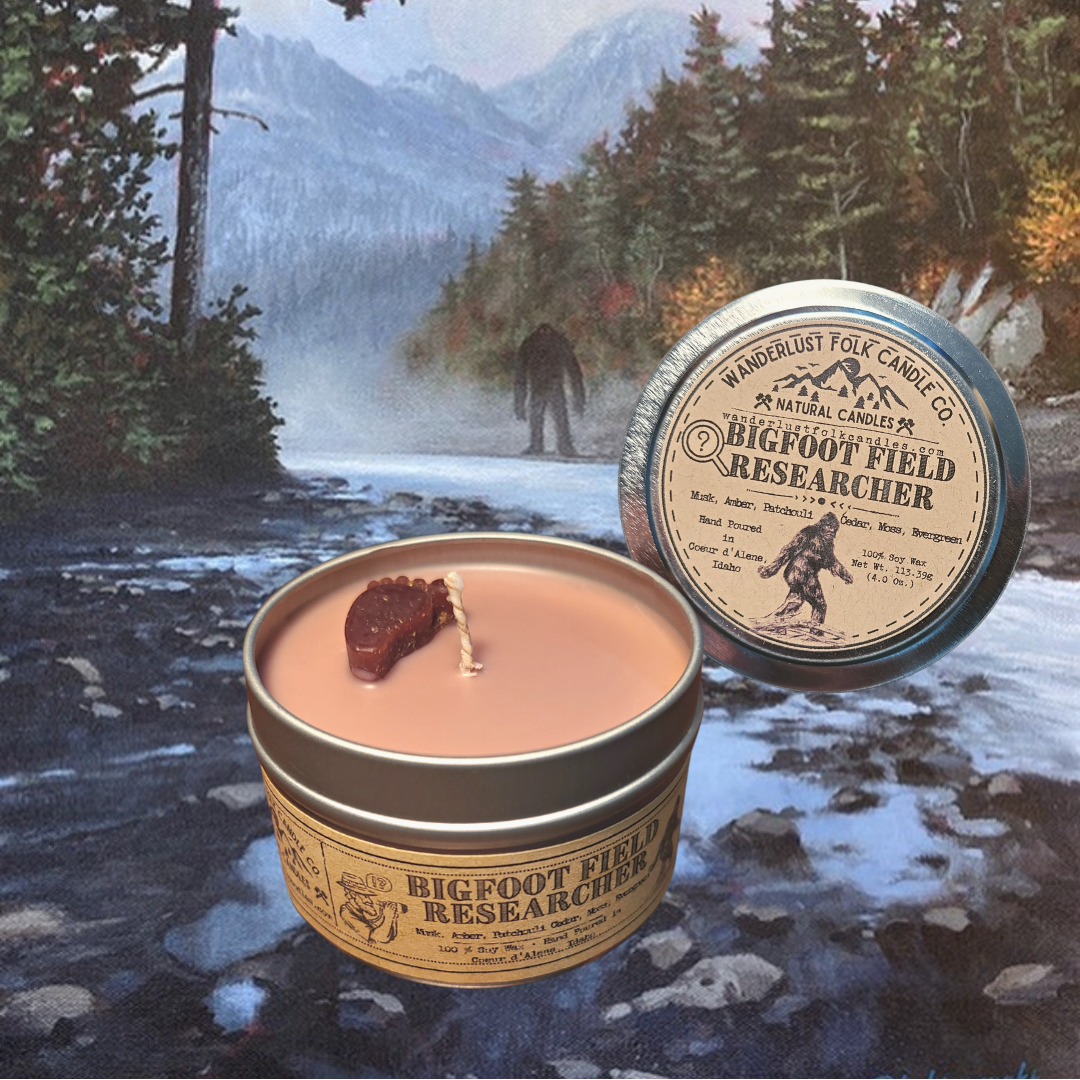 Bigfoot Field Researcher - USA MADE - Soy Wax Candles