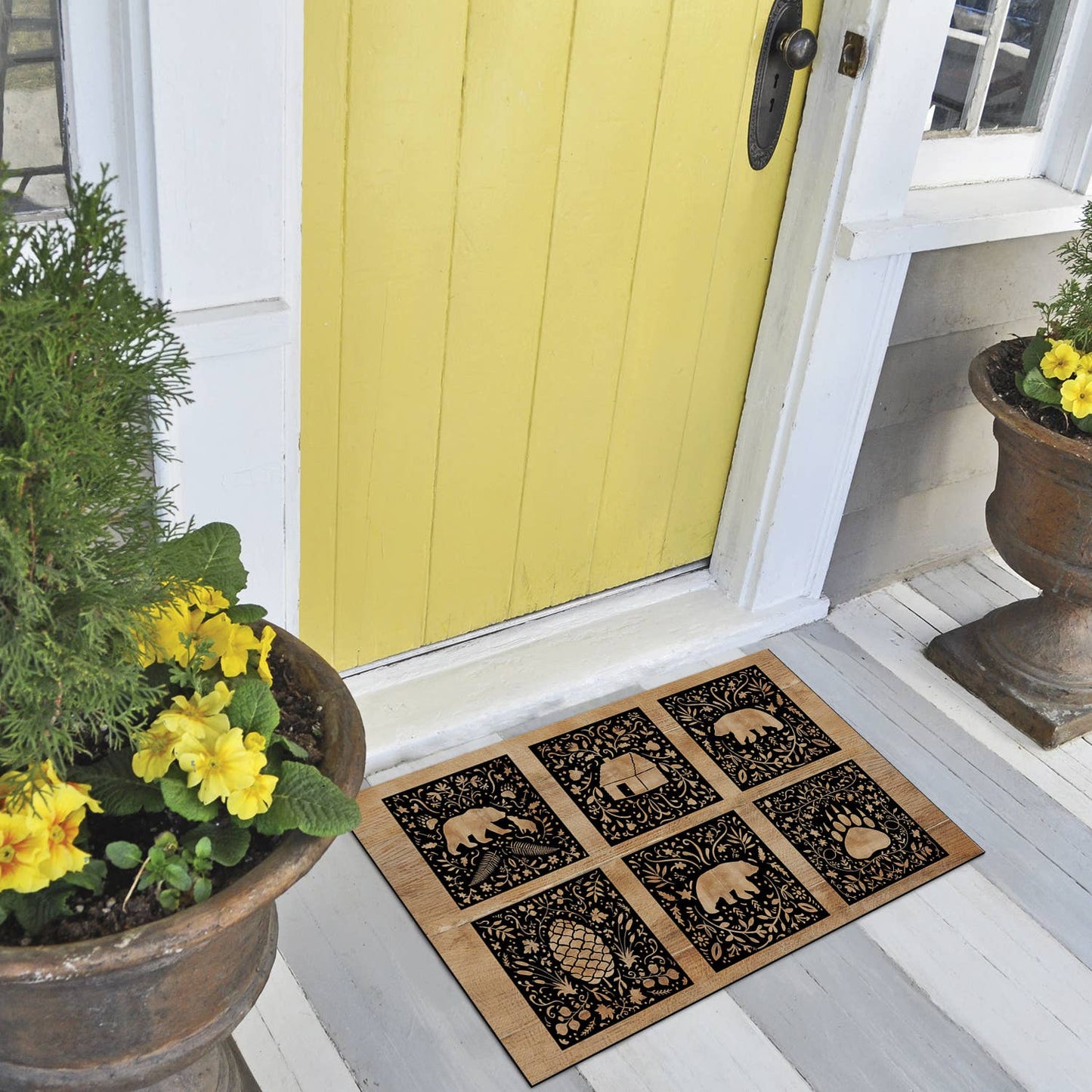 "Crafted Cabin" Indoor/Outdoor Entryway Floor Mat