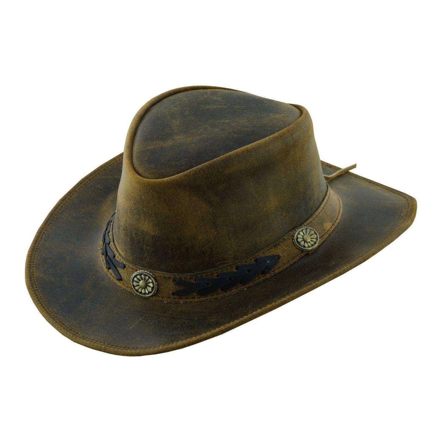 Sahara Leather Hats Western Style for Men and Women shapeabl