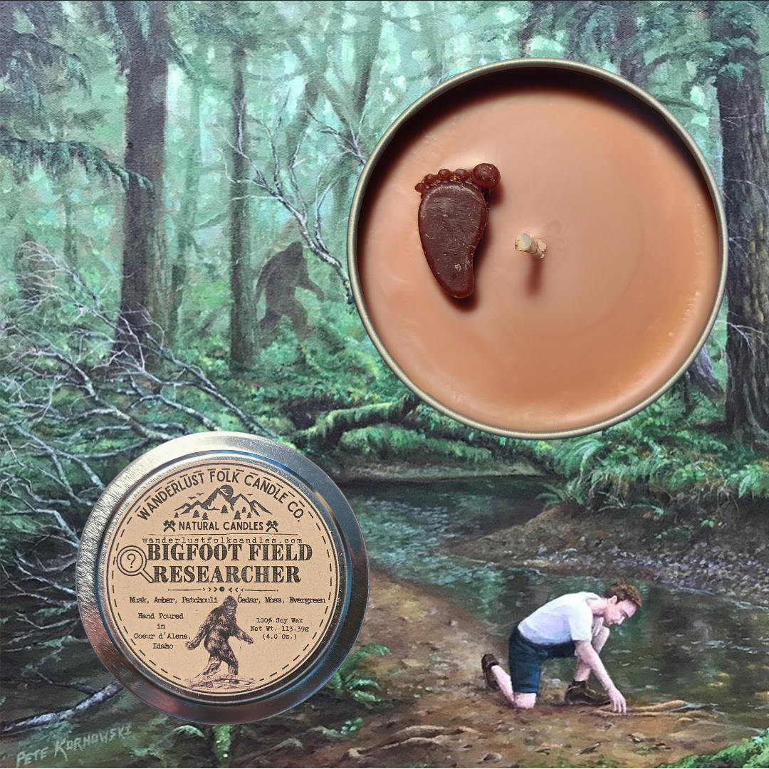 Bigfoot Field Researcher - USA MADE - Soy Wax Candles