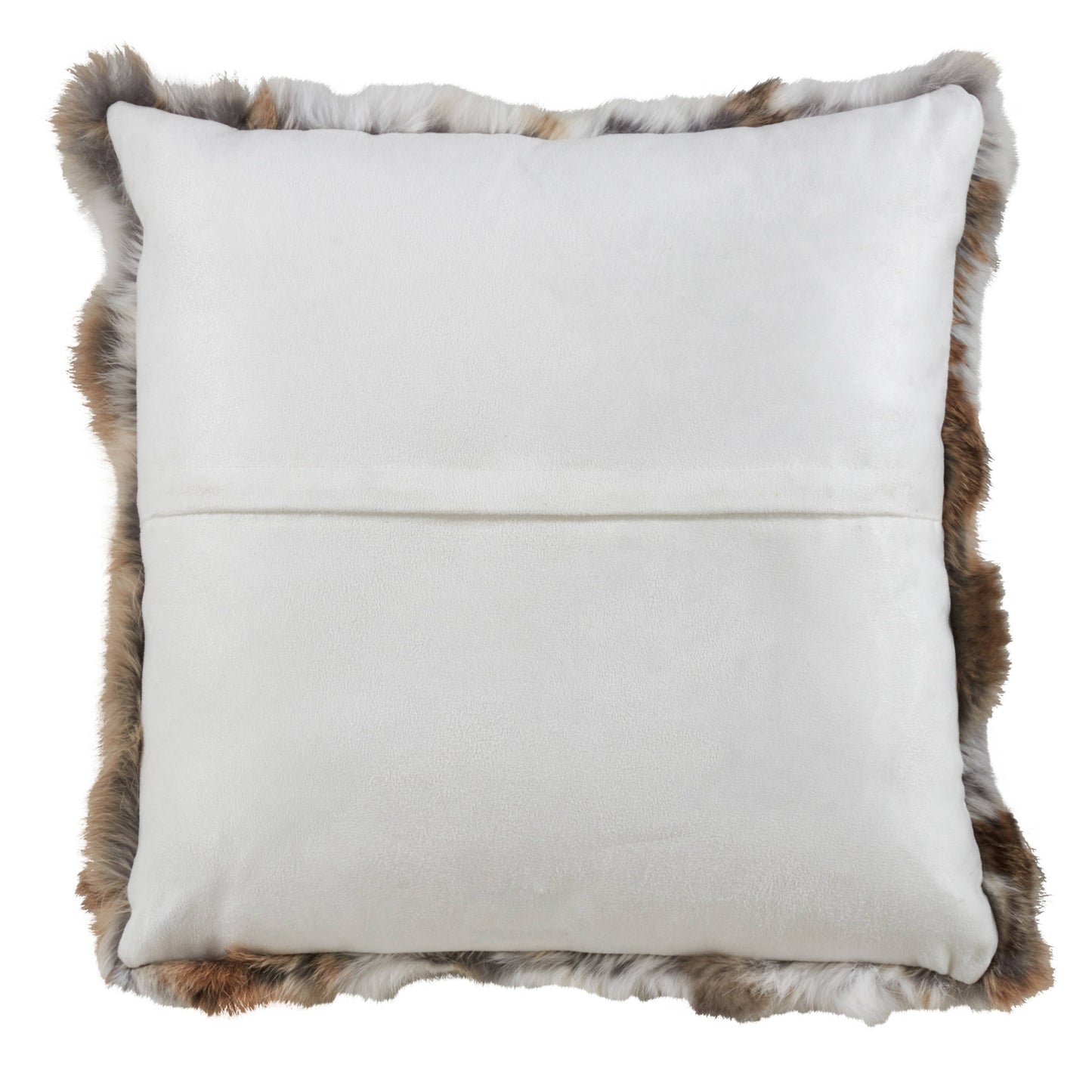 Rabbit Fur Pillow - Poly Filled