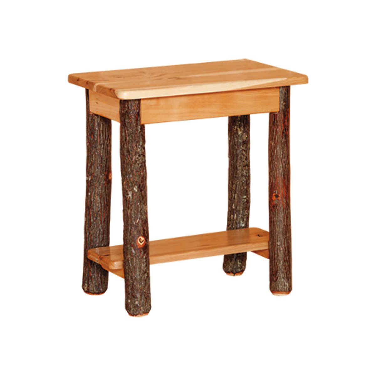 Hickory Rectangular End Table