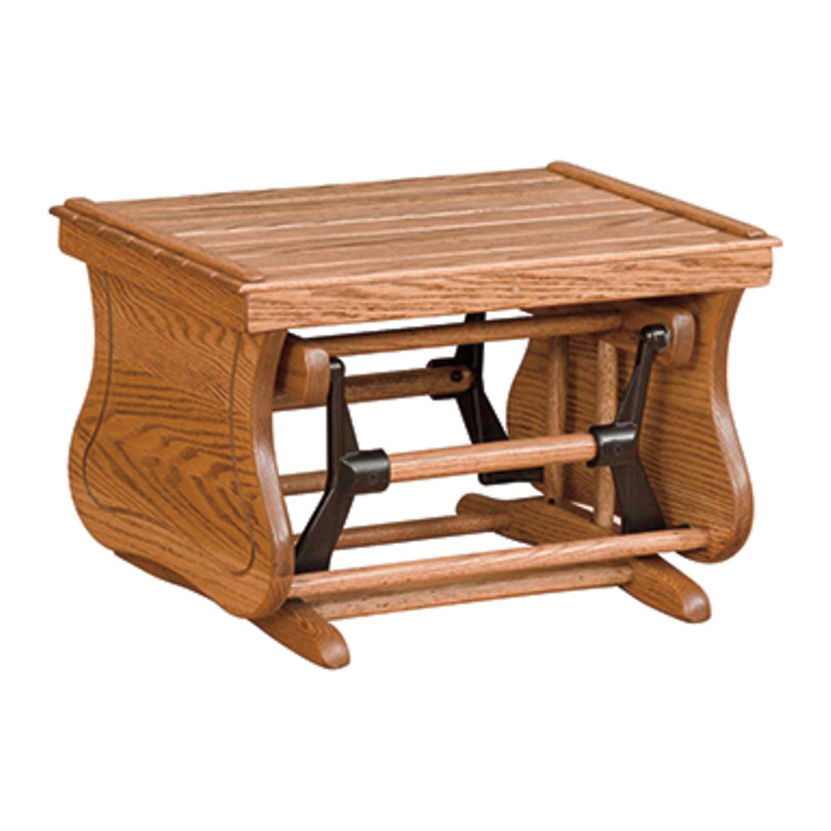 Bent Oak Ottoman