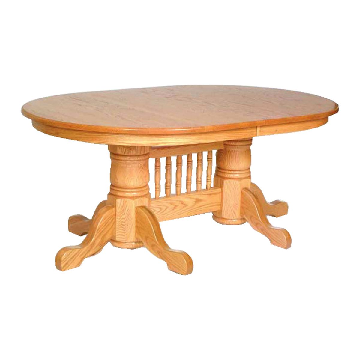 Double Pedestal Table