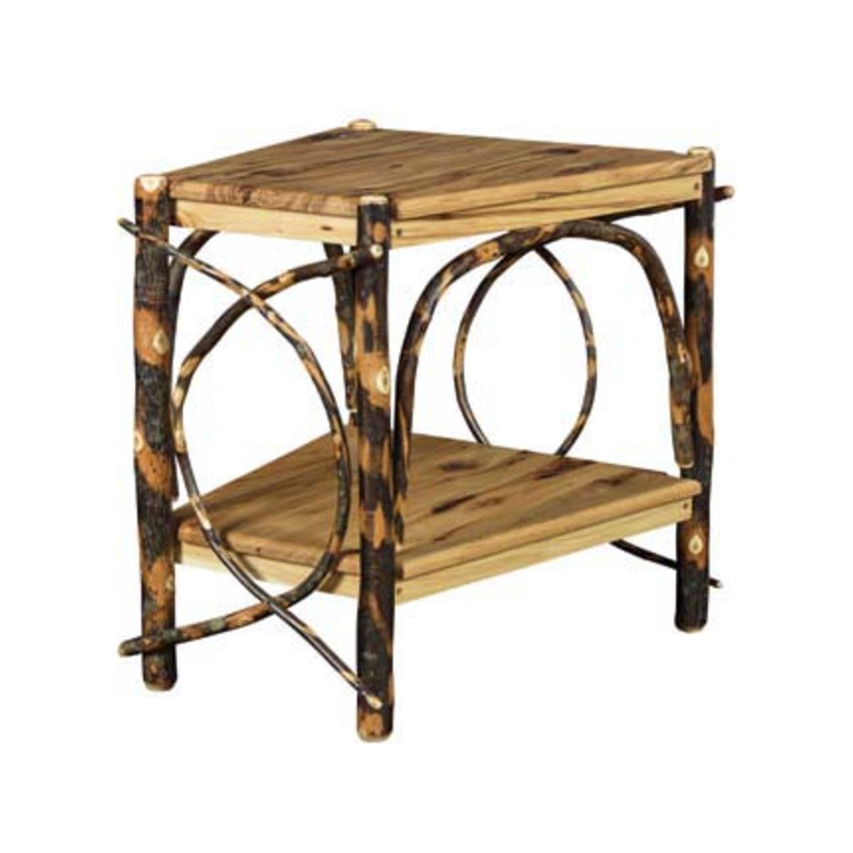 Wedge Shaped End Table