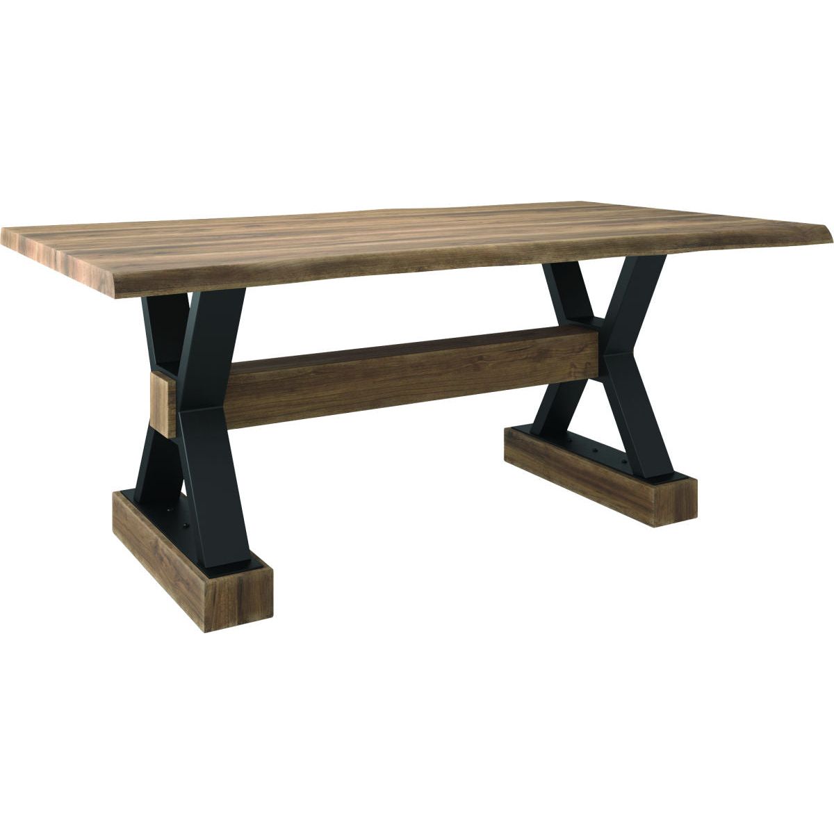 Live Edge #403 Steel X Base