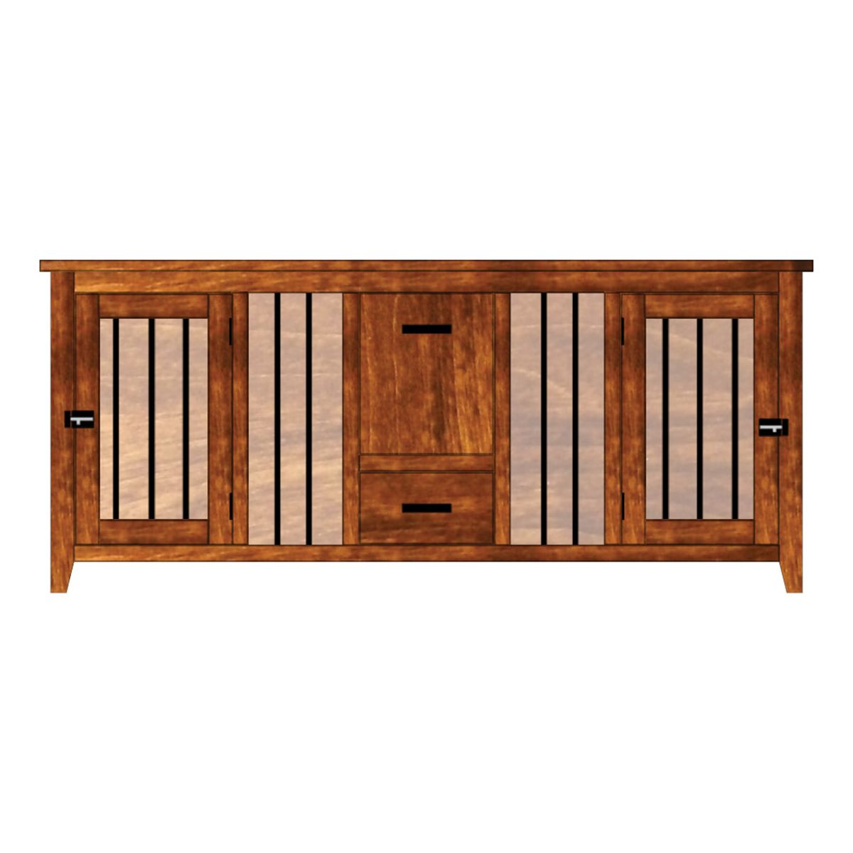 Legacy Medium Double Hinged Door Crate