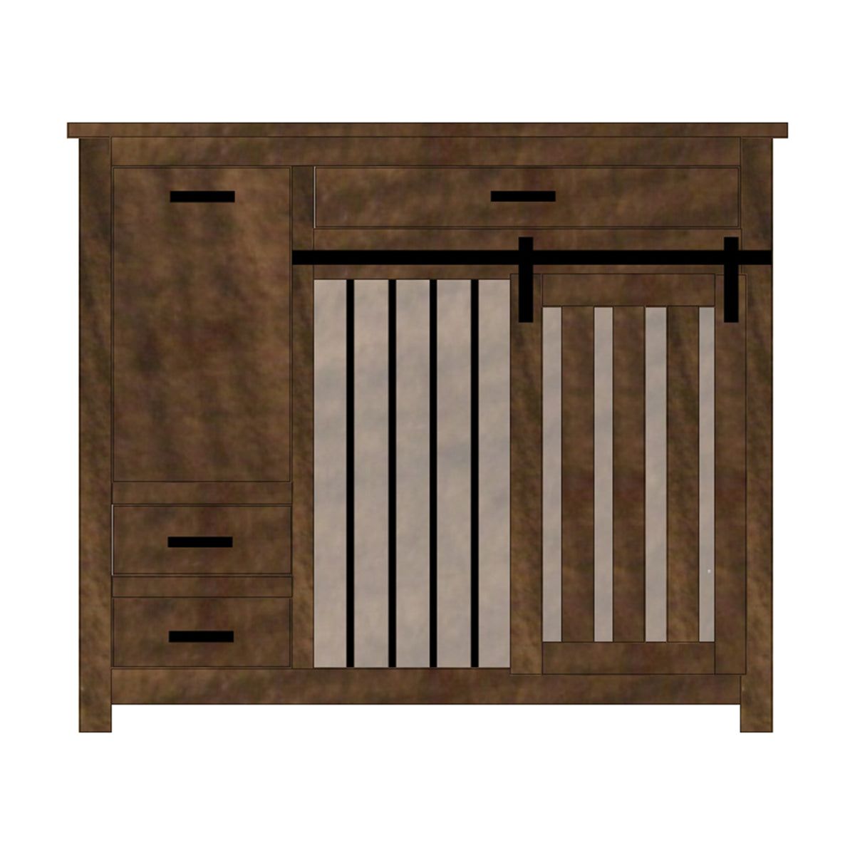 Legacy Large Single Barn Door Crate