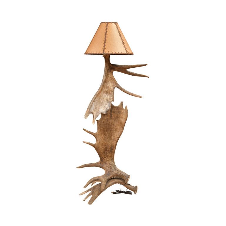 Moose Antleer Floor Lamp
