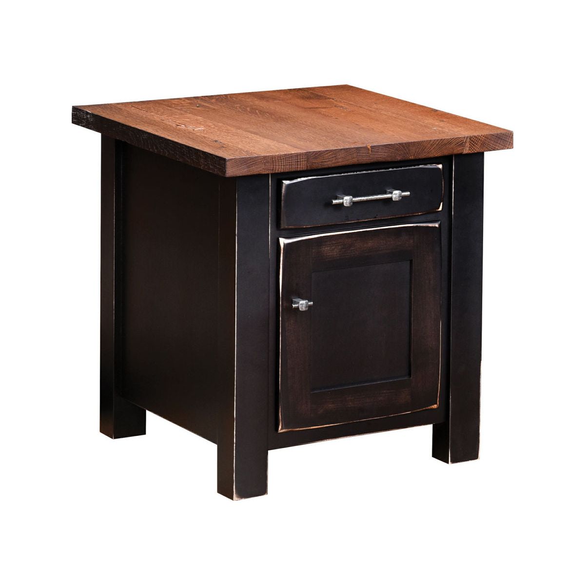 Reclaimed Barn Wood End Table