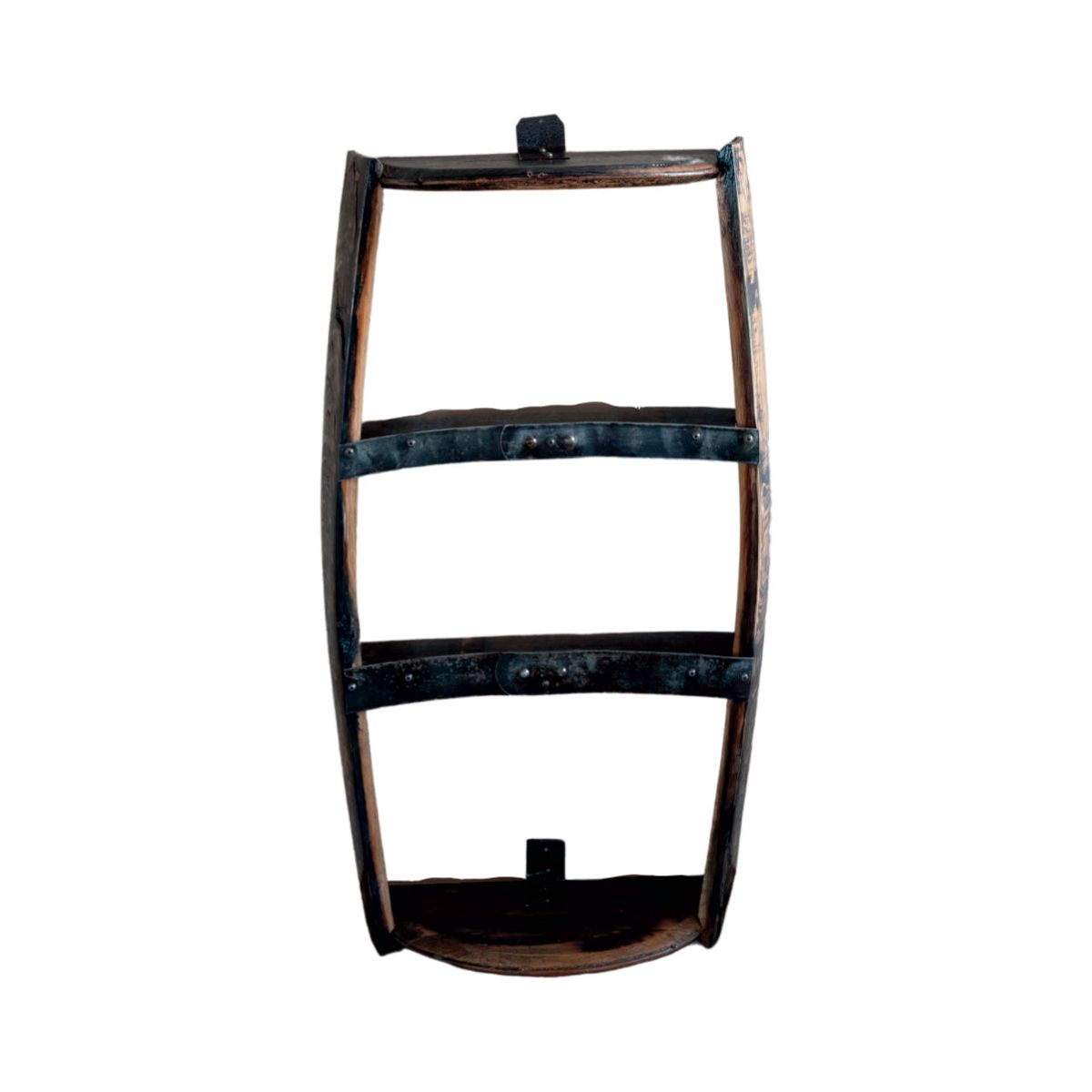 Whiskey Barrel Wall Shelf