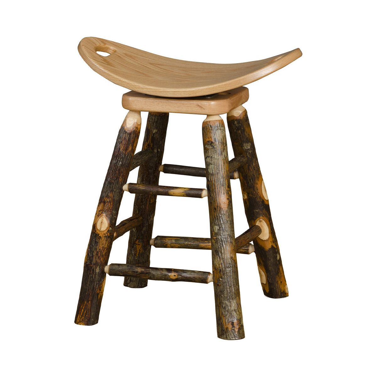 Saddle Swivel Stool