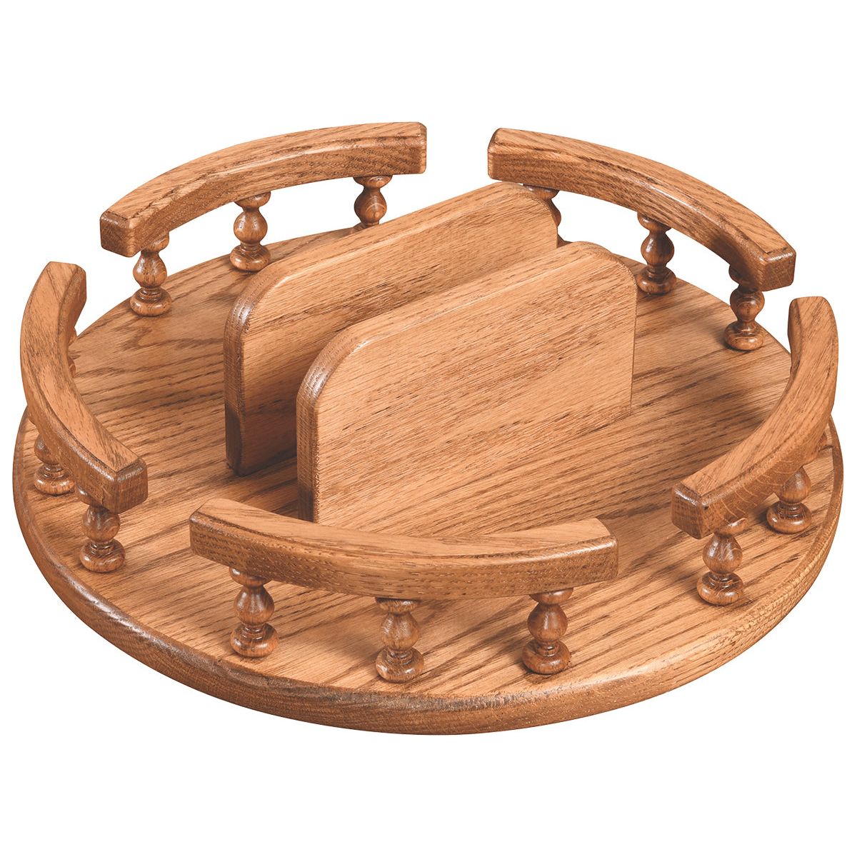 Lazy Susan With Center Napkin