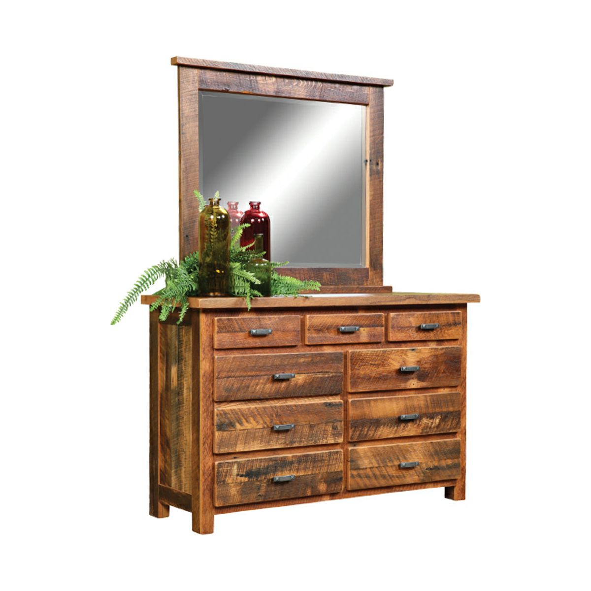 Farmhouse 9 Drawer Dresser