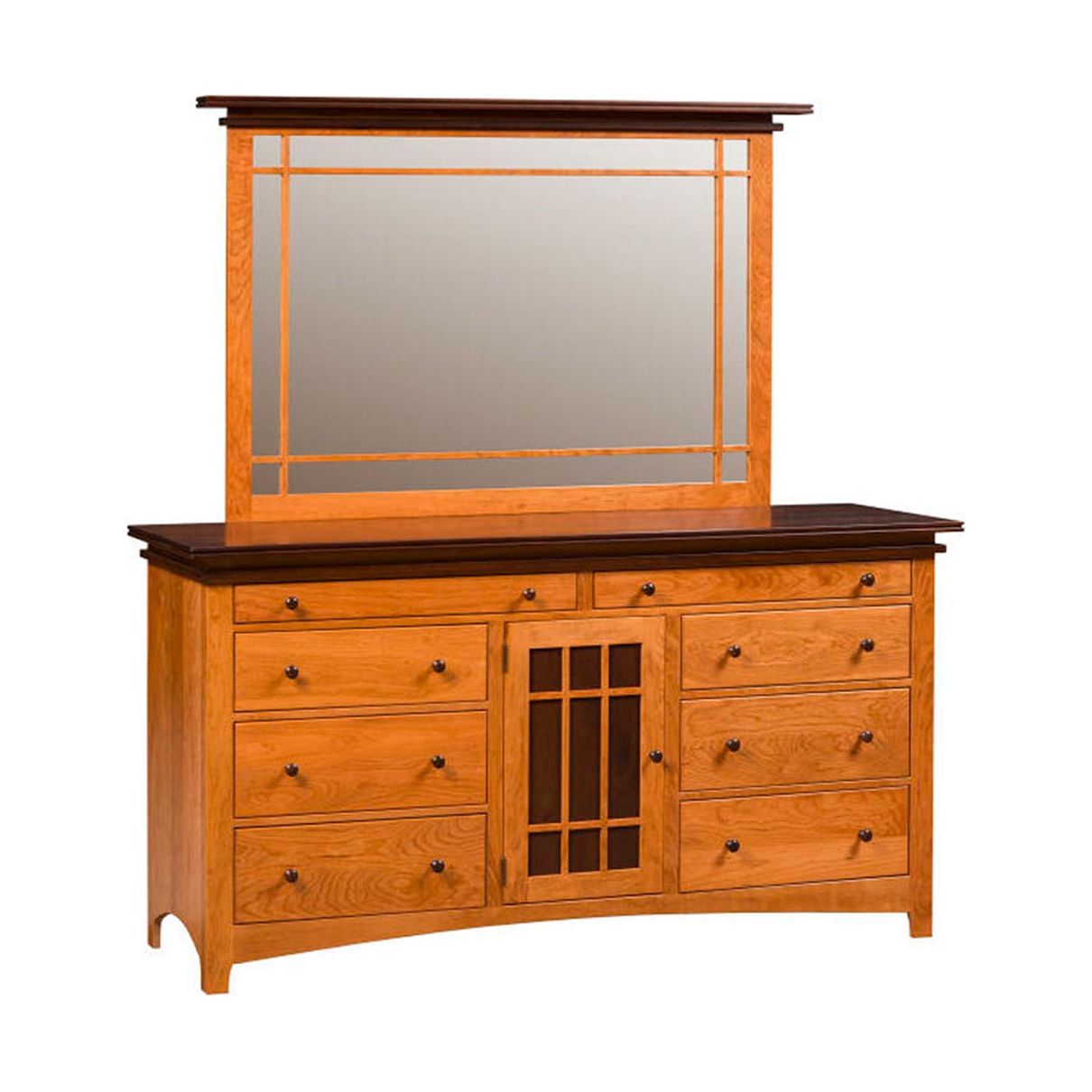 Maple Creek Triple Dresser with Tray