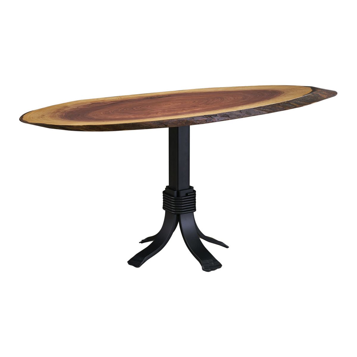 Walnut Oval Coffee Table