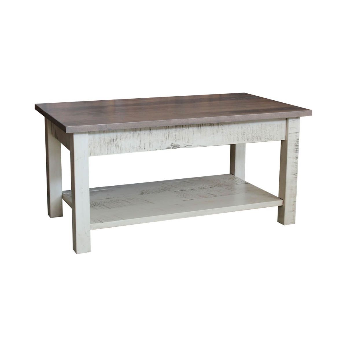 Painted Buckeye Coffee Table