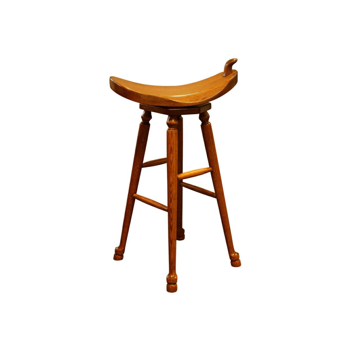 24" Swivel Western Saddle bar Stool