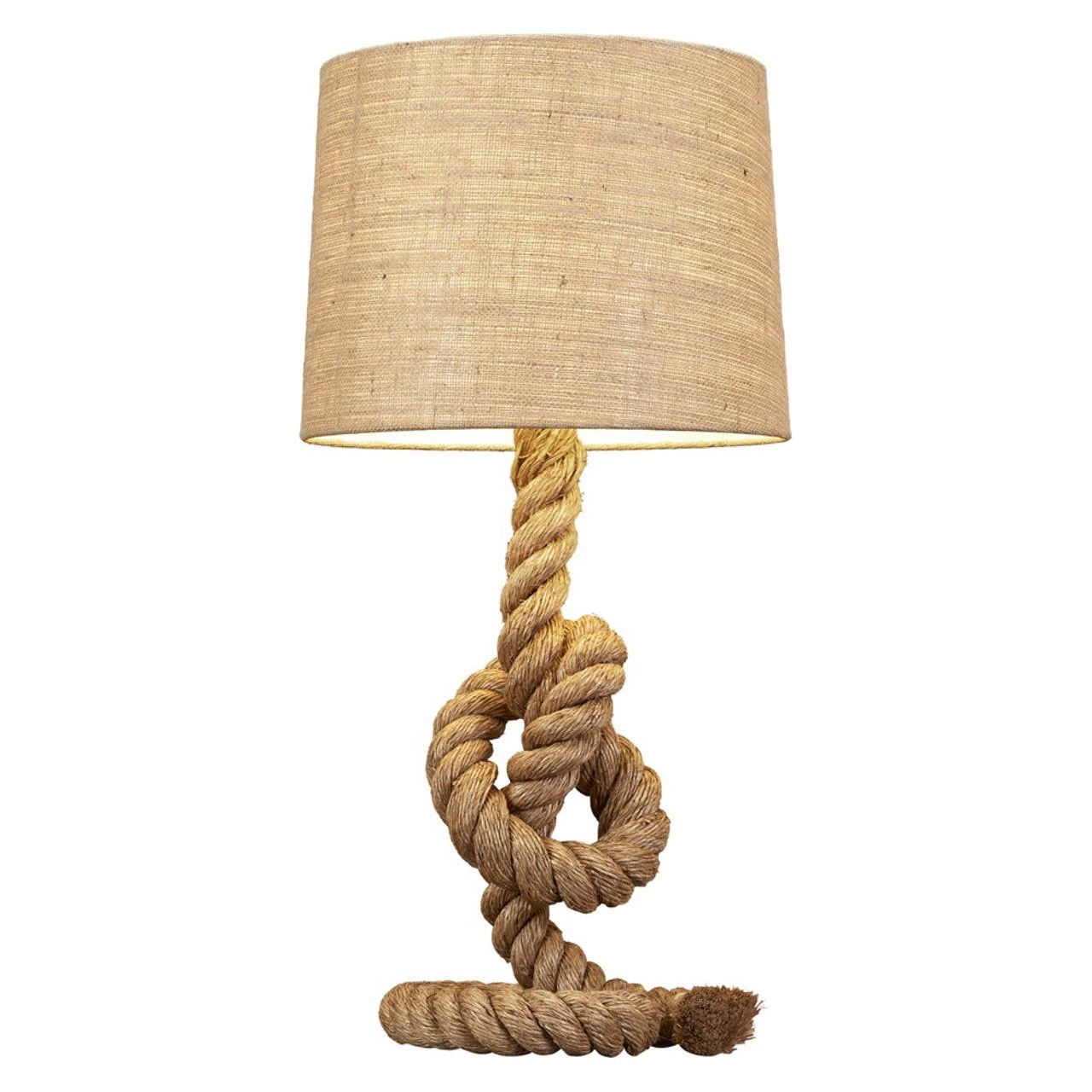 Nautical Rope Accent Desk Table Lamp