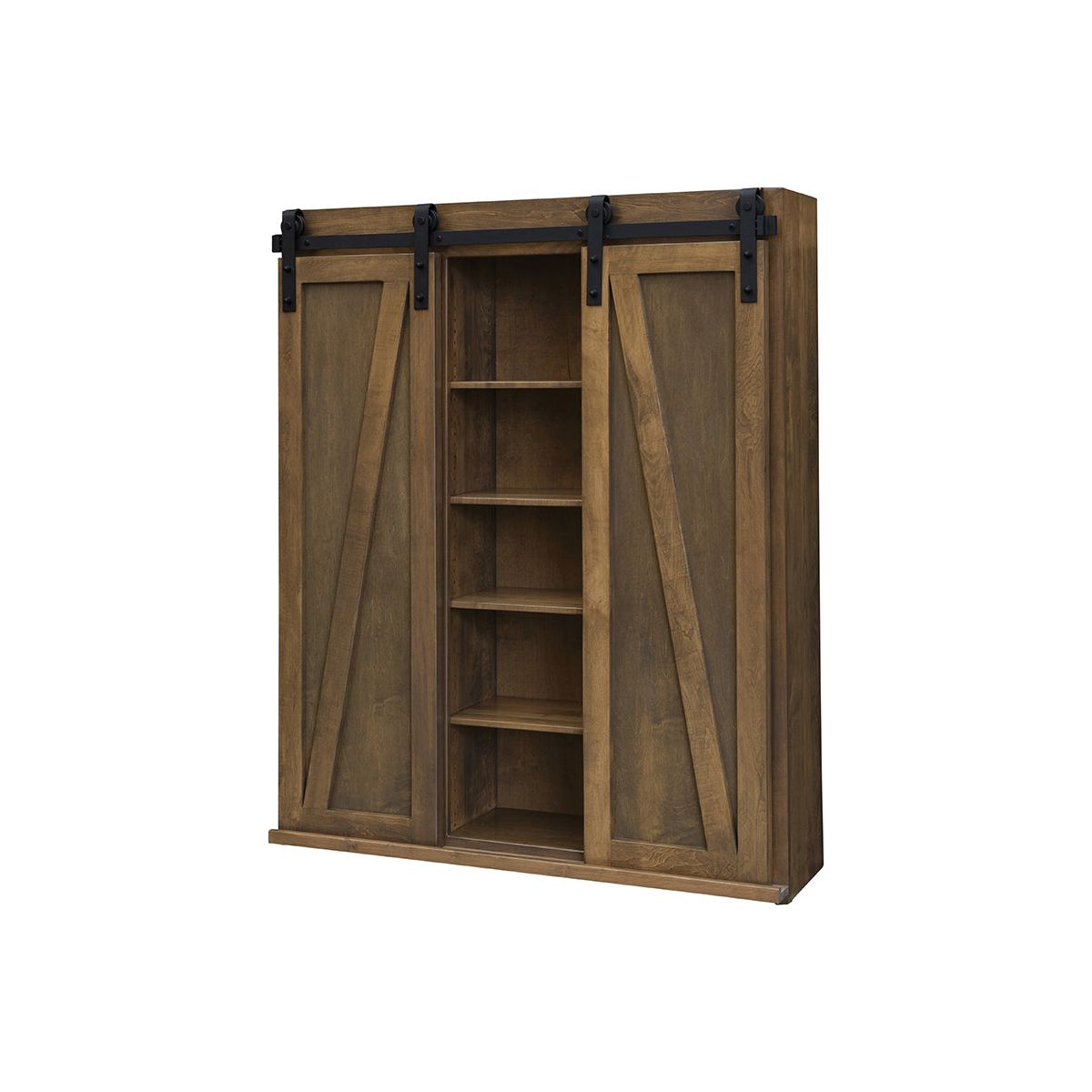 Sliding Barn Door Bookcase
