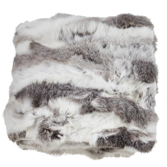 Rabbit Fur Throw