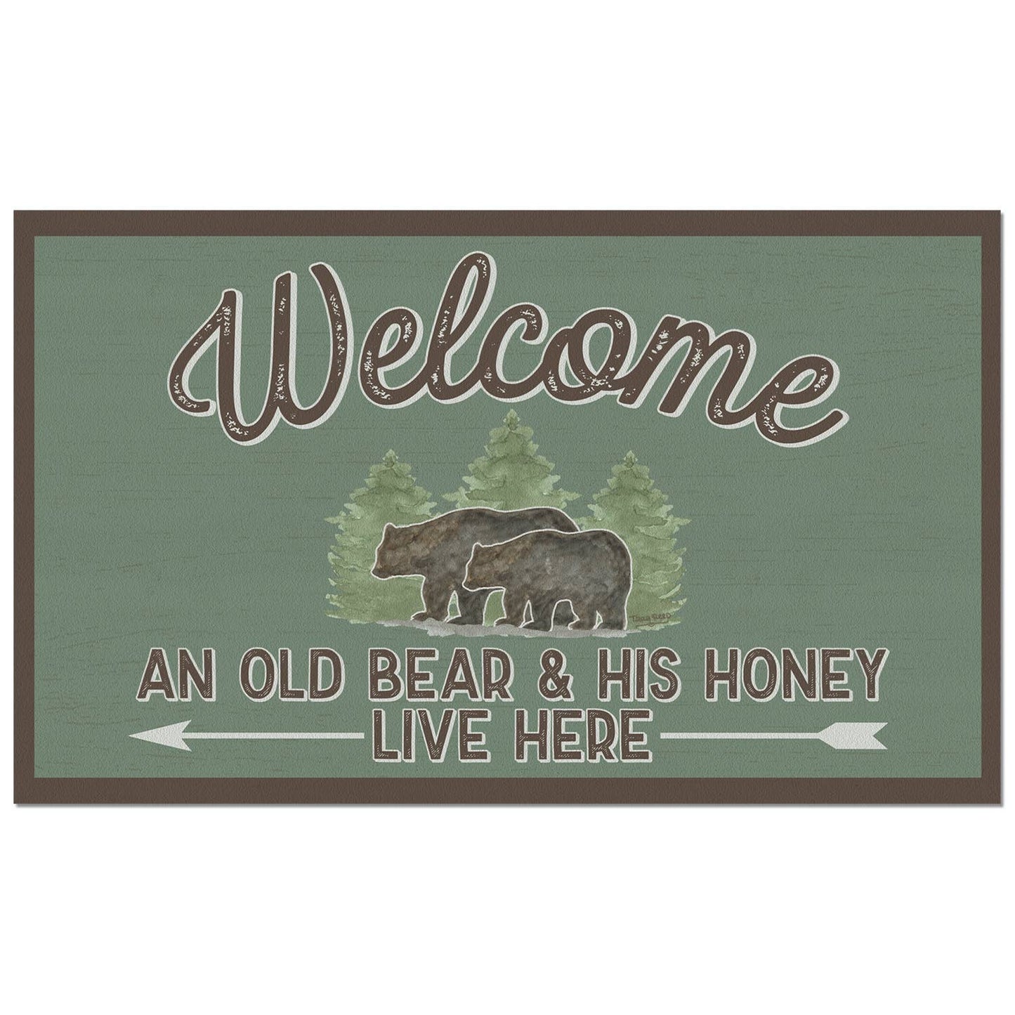 "Lost In The Woods" Indoor/Outdoor Entryway Floor Mat