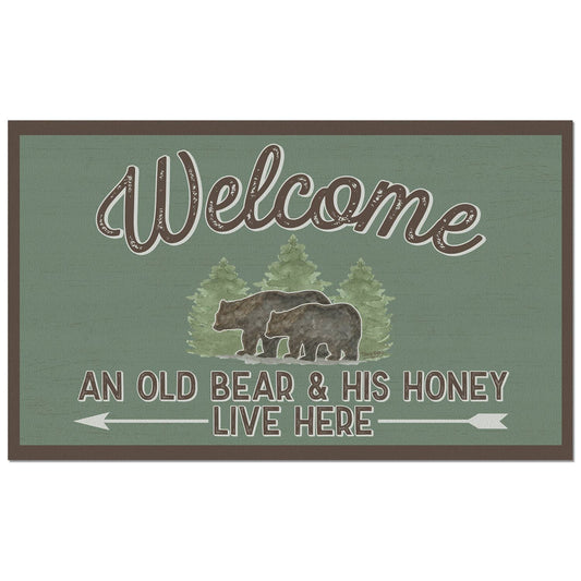 "Lost In The Woods" Indoor/Outdoor Entryway Floor Mat