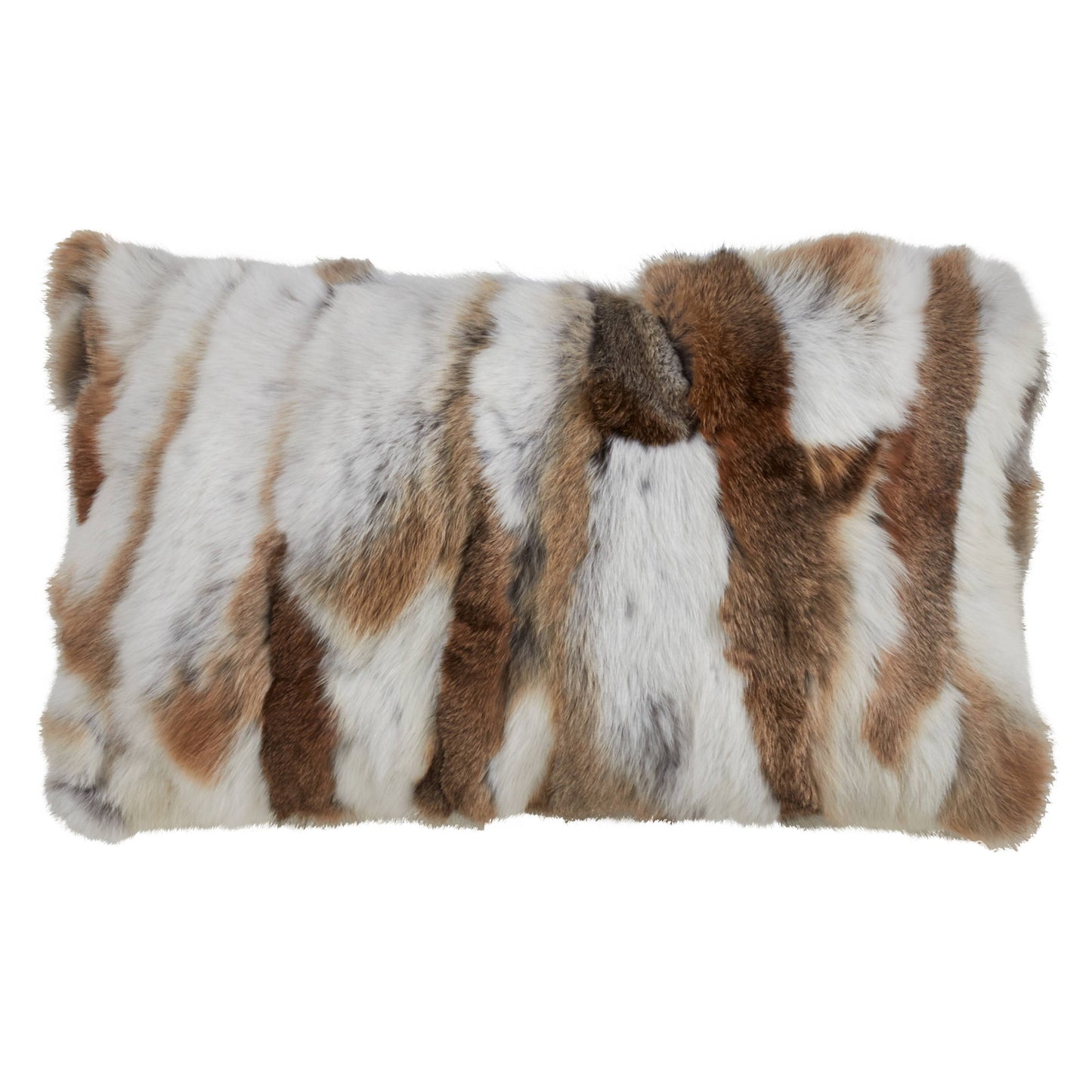 Rabbit Fur Pillow - Poly Filled