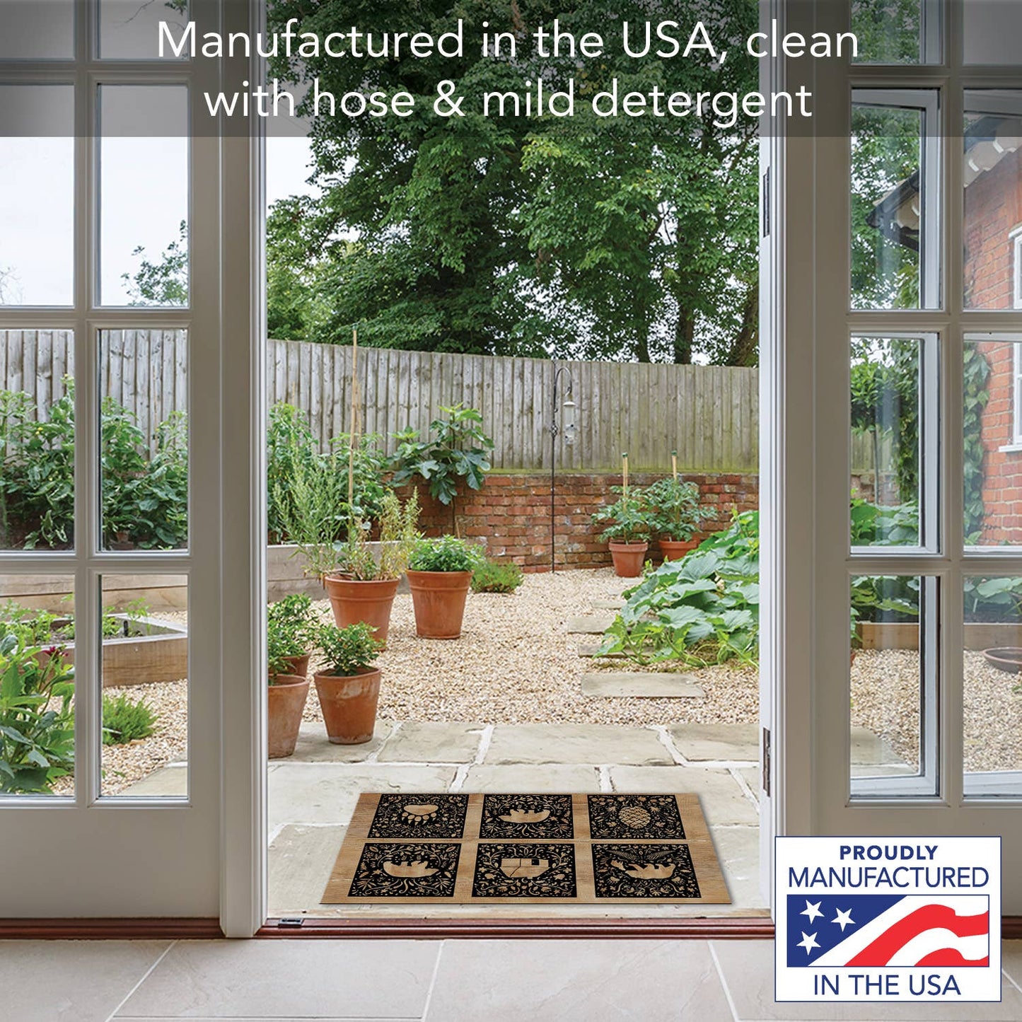 "Crafted Cabin" Indoor/Outdoor Entryway Floor Mat