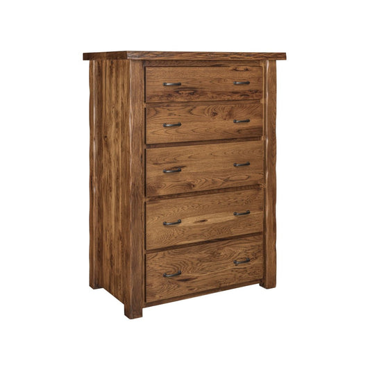 Cross Lake Live Edge 5 Drawer Chest