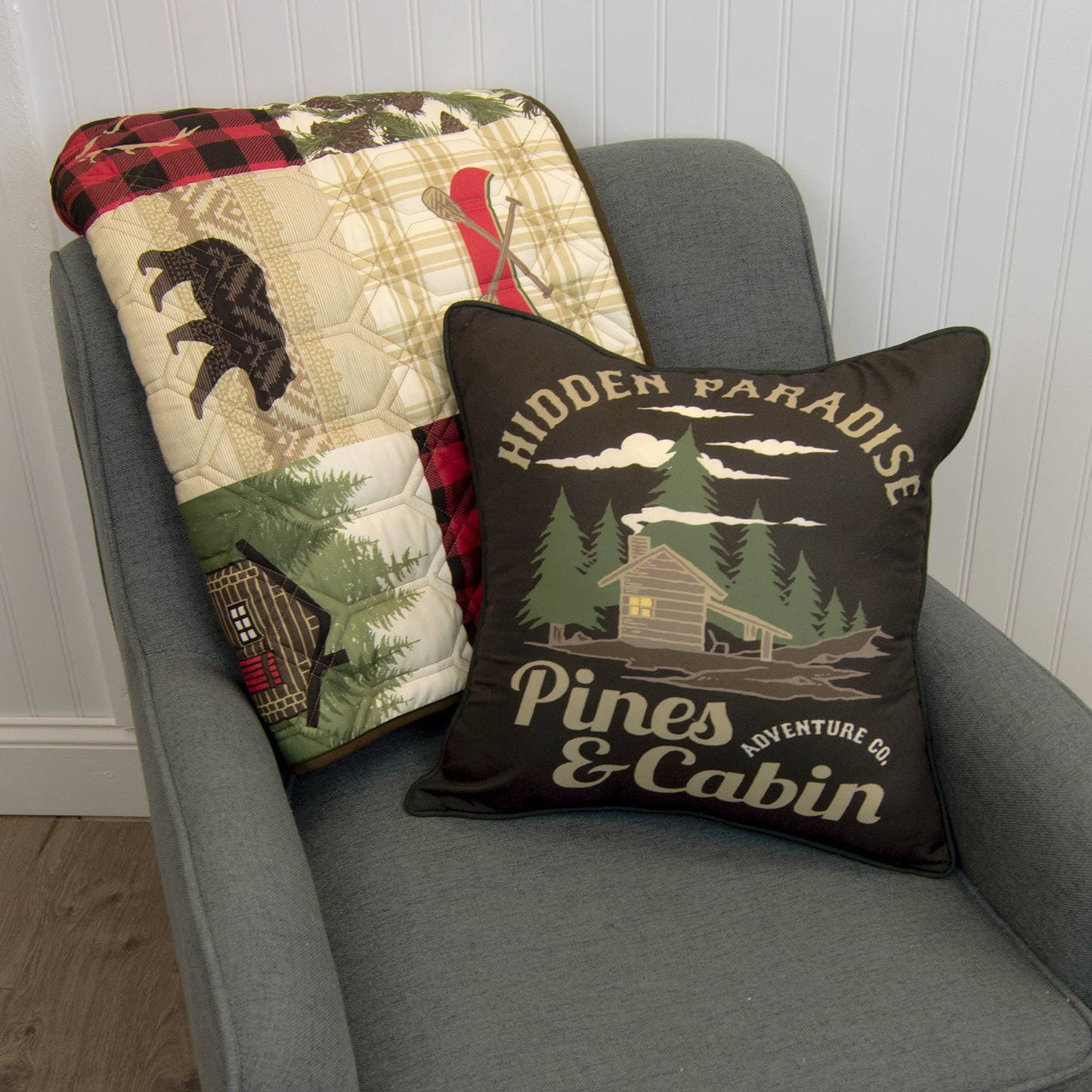 Donna Sharp Cedar Lodge 3PC Quilt Set
