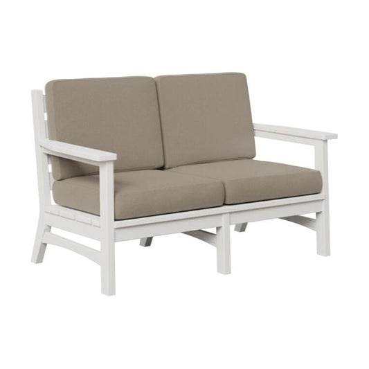 Polywood Upholstered Fabric Loveseat