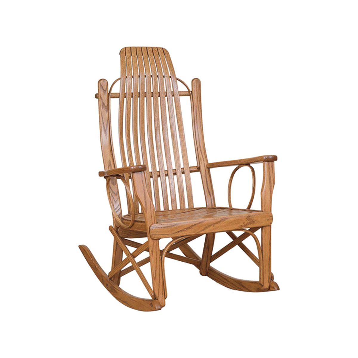 Bent Oak Rocker