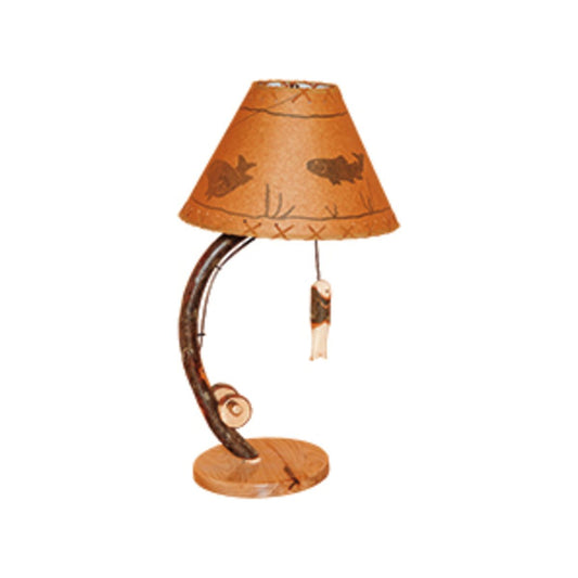 Fishing Pole Table Lamp