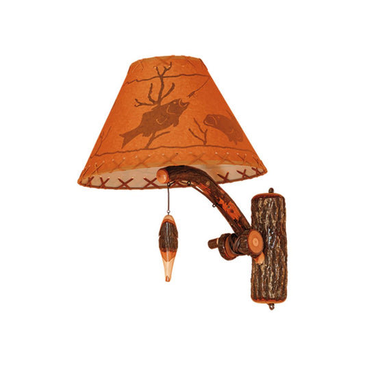 Fishing Pole Wall Lamp