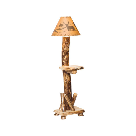 Colorado Aspen Lamp With Shelf
