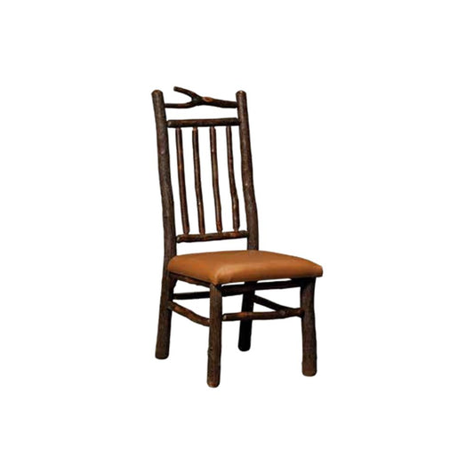 Branch Side Chair with Spindle Back & Solid Sea