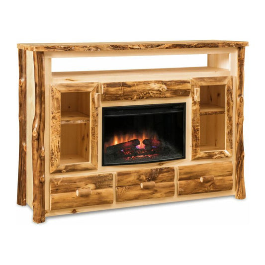 Aspen TV Entertainment Cneter with Fireplace FS