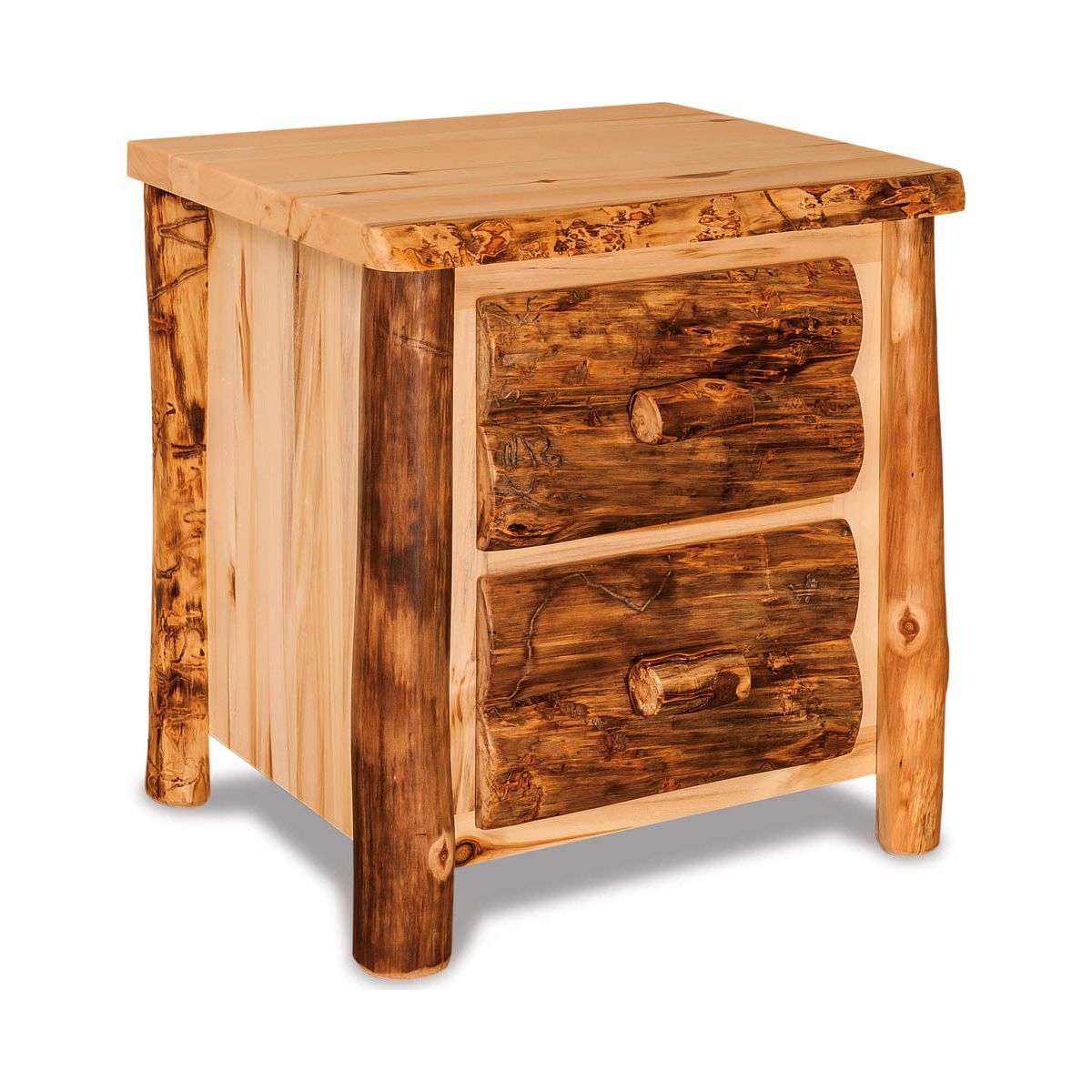 Aspen 2 drawer Nightstand FS