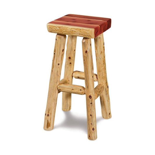 Red Cedar Flat Square barstool FS