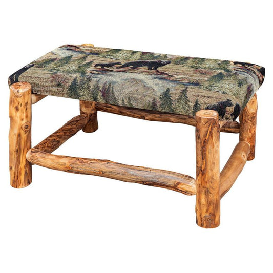 Aspen Ottoman show with bradley fabric (fabric choice available)