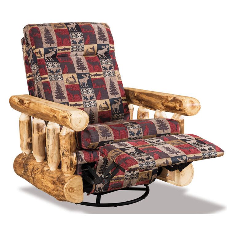 Aspen Swivel Glider Chair Cabin Fabric (fabric choice available) FS