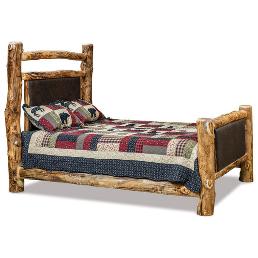 Aspen Leather Panel Bed FS