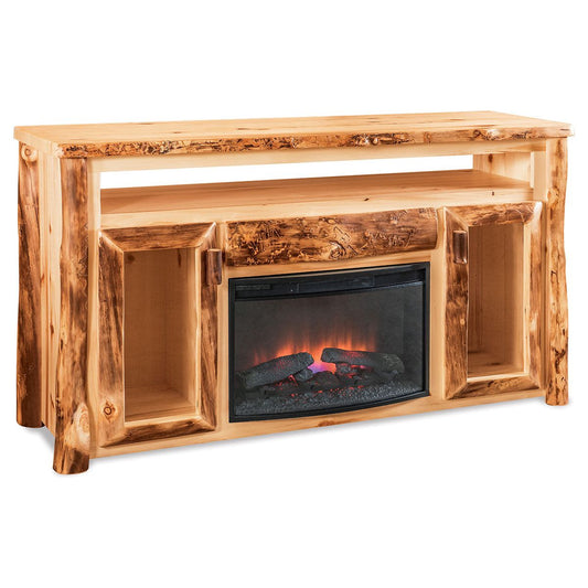 Aspen Tv Cabinet with fireplace FS