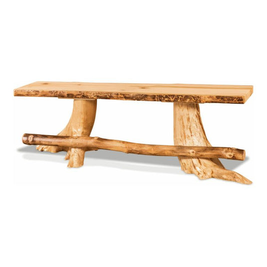 Aspen Flat Stump Bench with Footrest FS