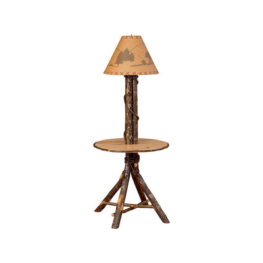 Round Table with Lamp